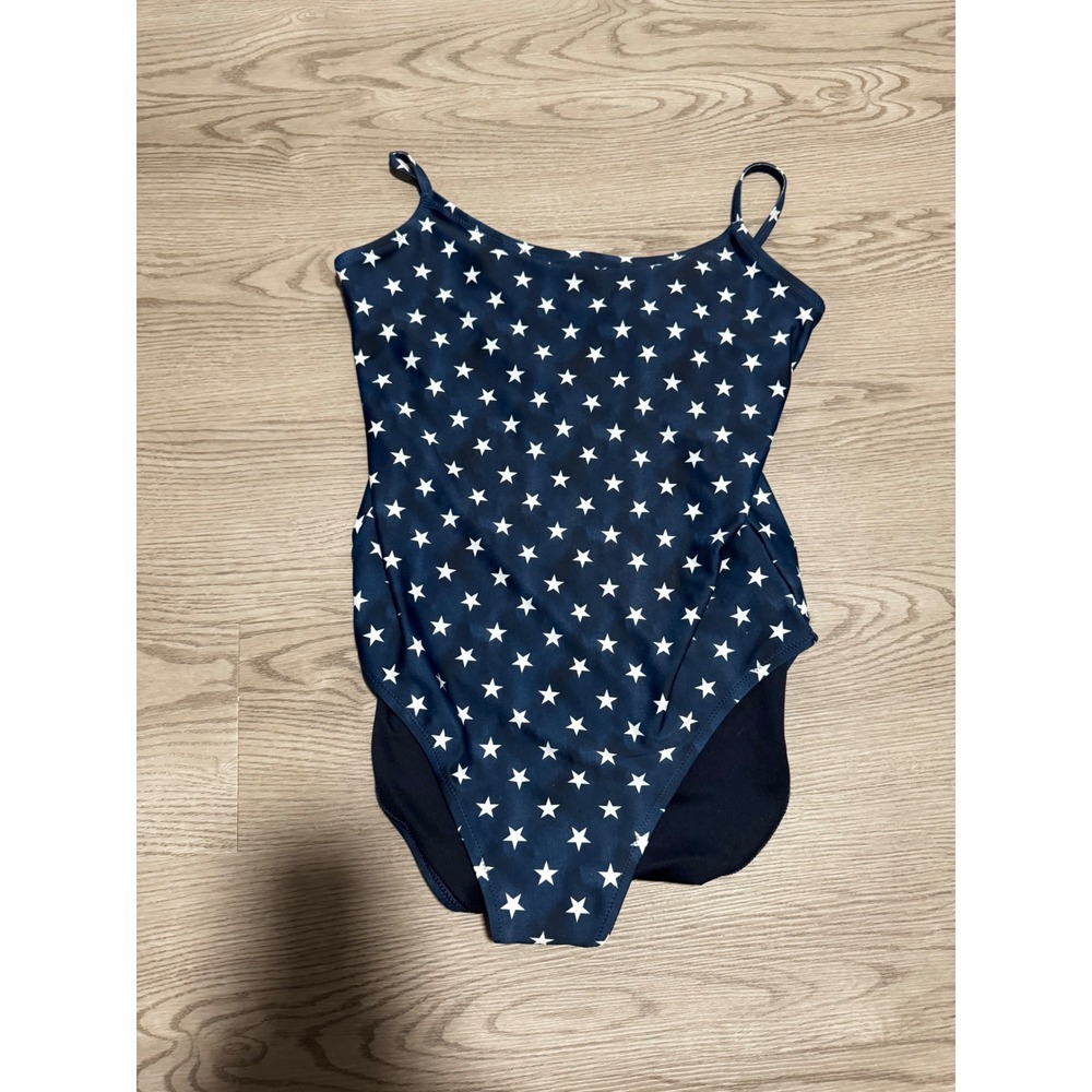 Old Navy Blue White‎ Star Print One Piece Swimsuit Forth of July size Medium